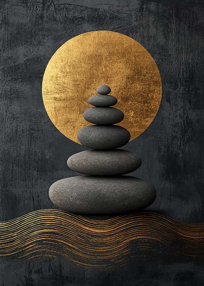 Zen Stones and Golden Sun
