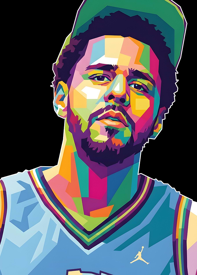 J. Cole WPAP Portrait