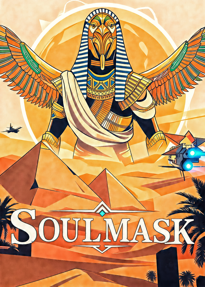 Soulmask Egyptian Sci-Fi Poster