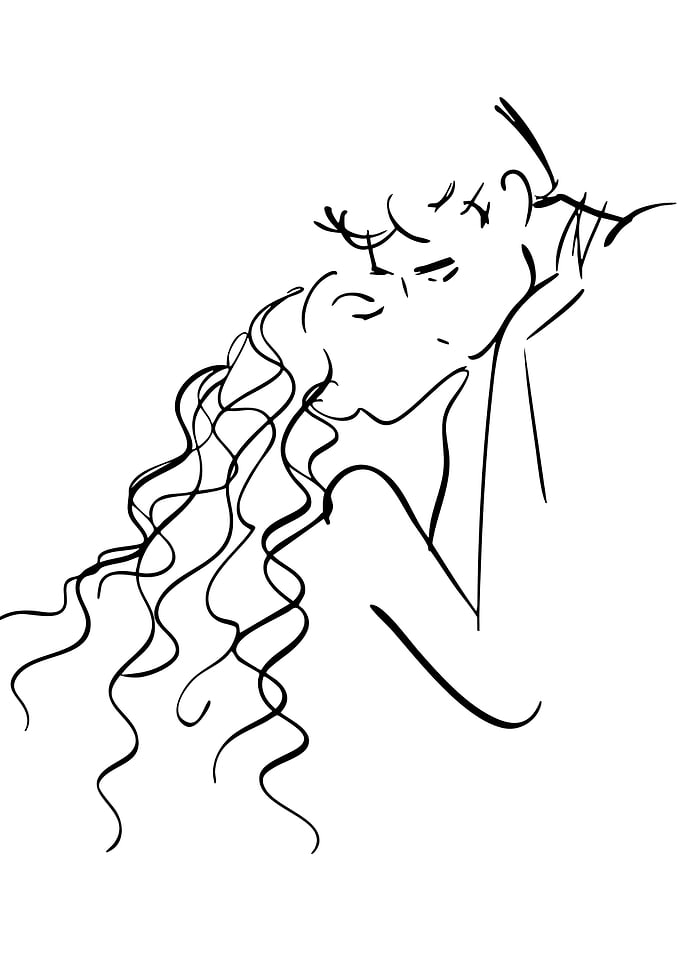 Couple in a Tender Embrace