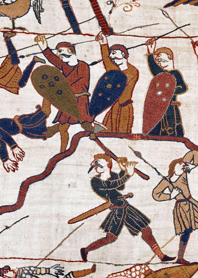 Warriors Defending a Hill Bayeux Tapestry Scene 53