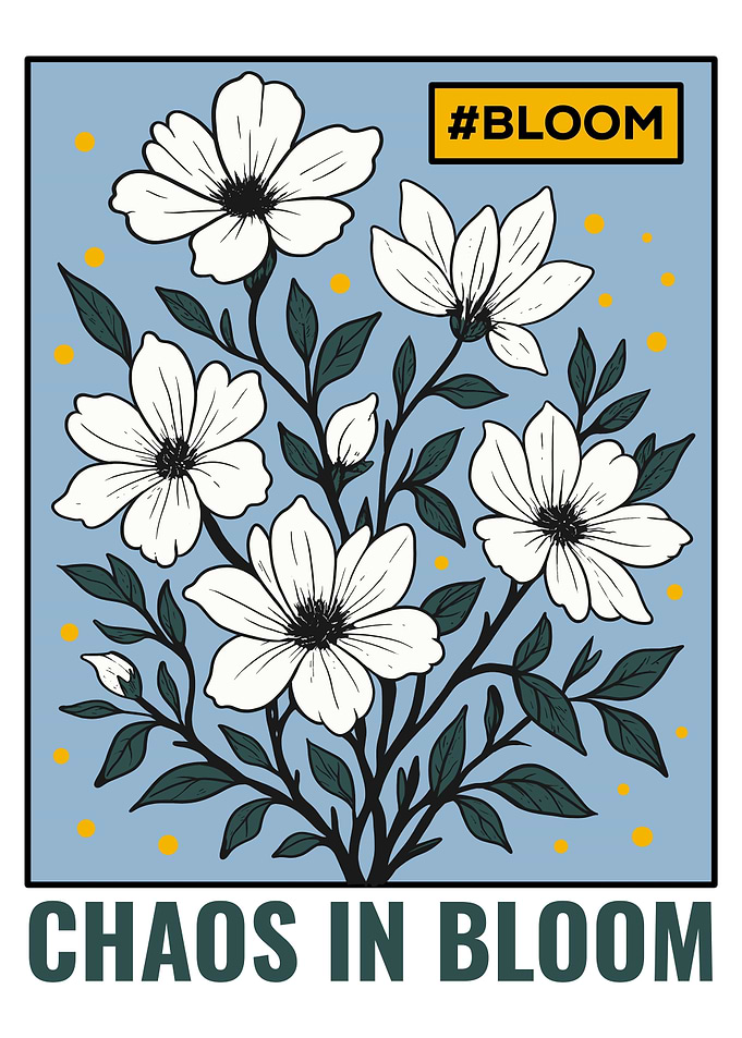 Chaos in Bloom Floral Art