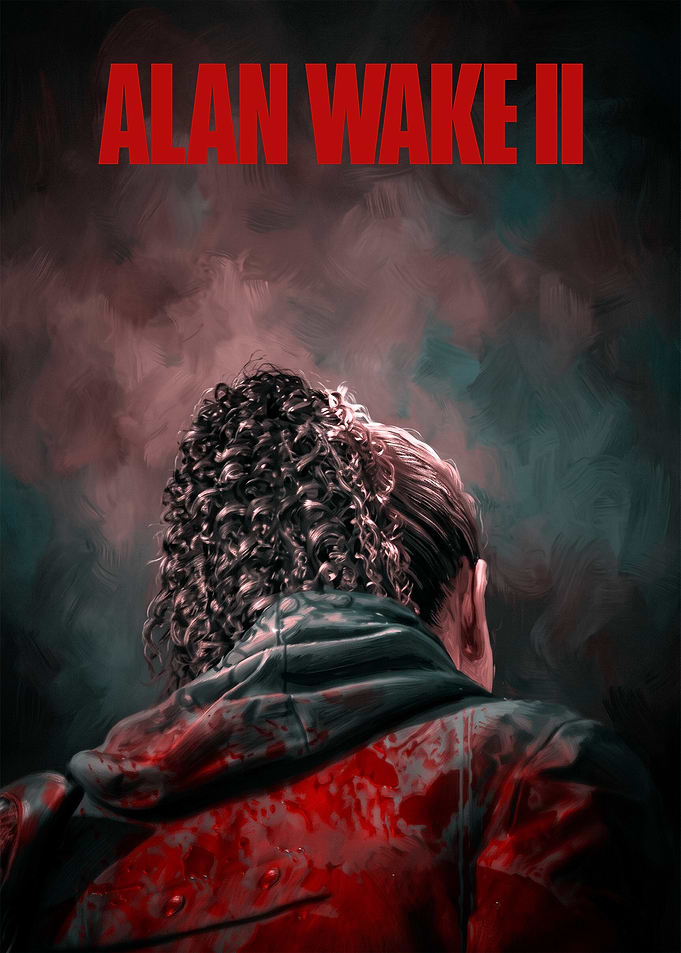 Alan Wake II Bloody Poster