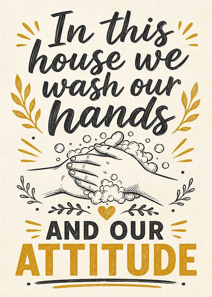 Wash Your Hands and Attitude
