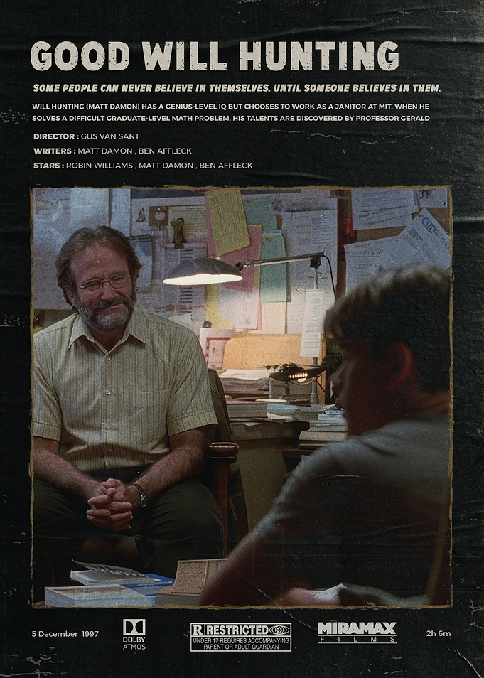 Good Will Hunting Movie Poster