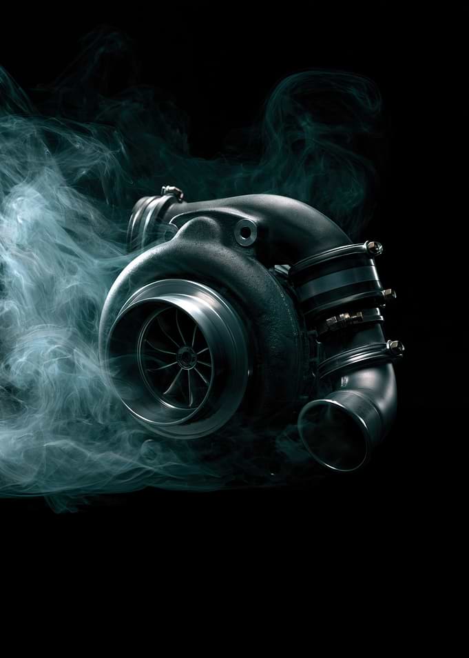 Turbocharger with Smoke