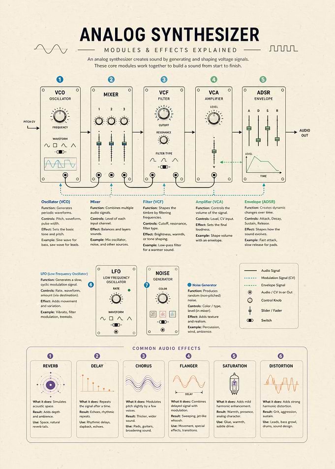 Analog Synthesizer Modules Explained