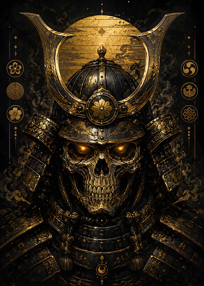 Samurai Skull Warrior