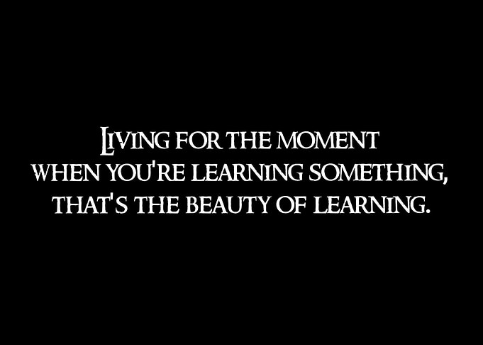 Inspirational quote about learning