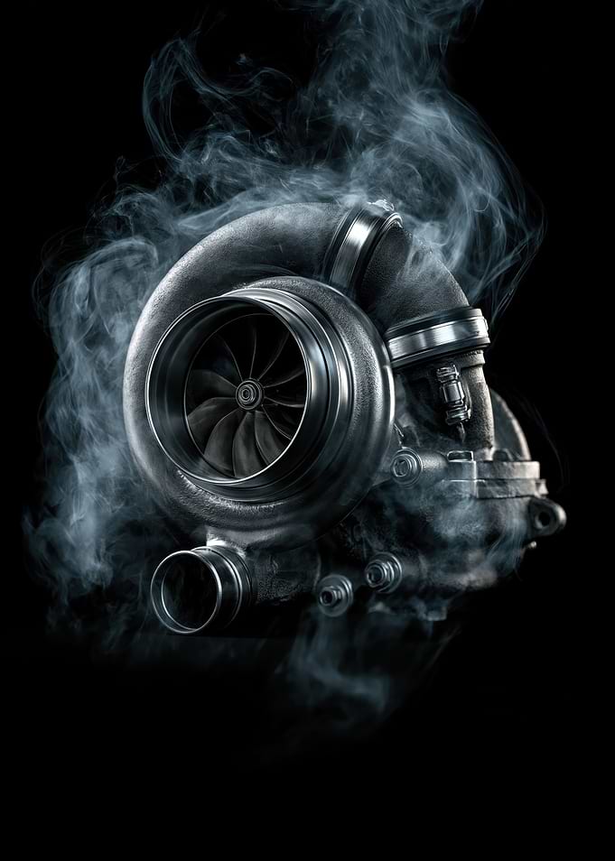 Turbocharger with Smoke