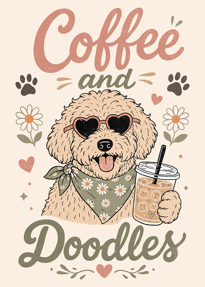 Coffee and Doodles Dog