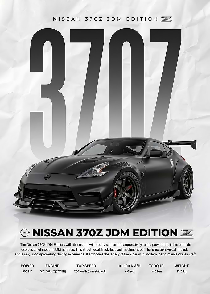 Nissan 370Z car poster