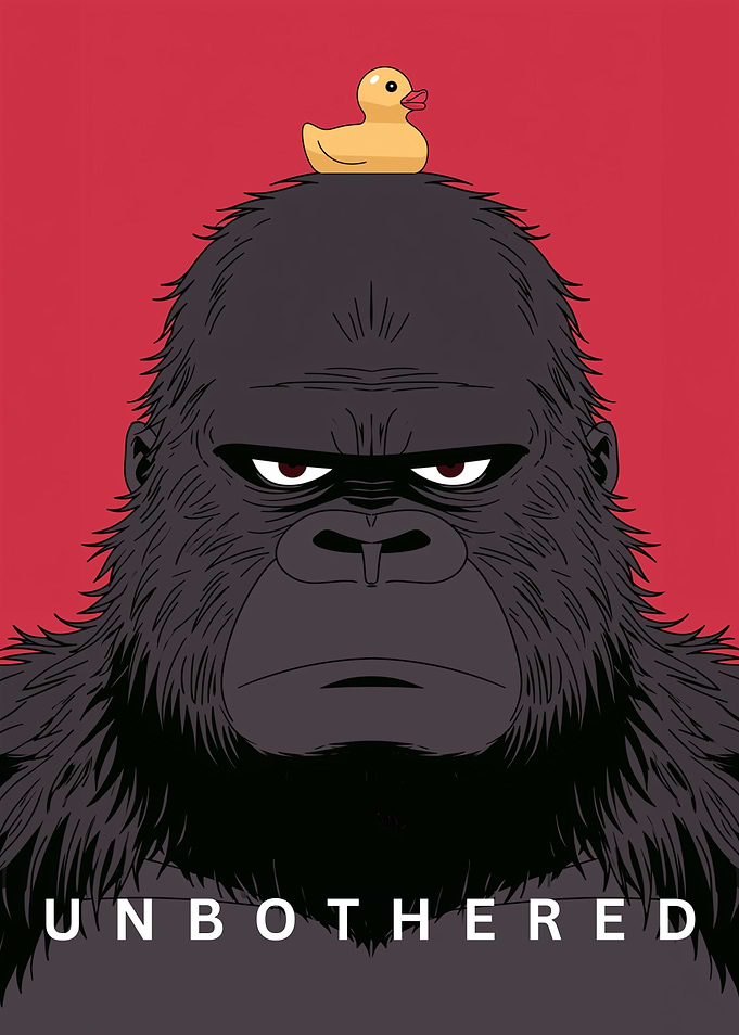 Gorilla with Rubber Duck