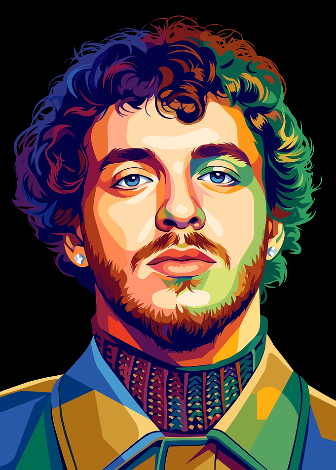 Jack Harlow Pop Art Portrait