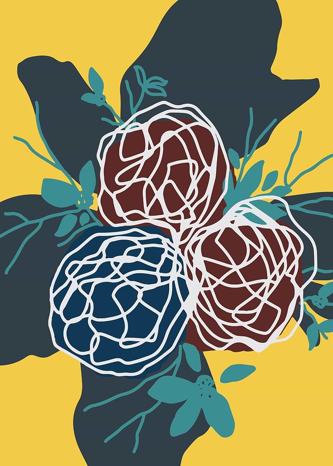 Abstract Floral Arrangement