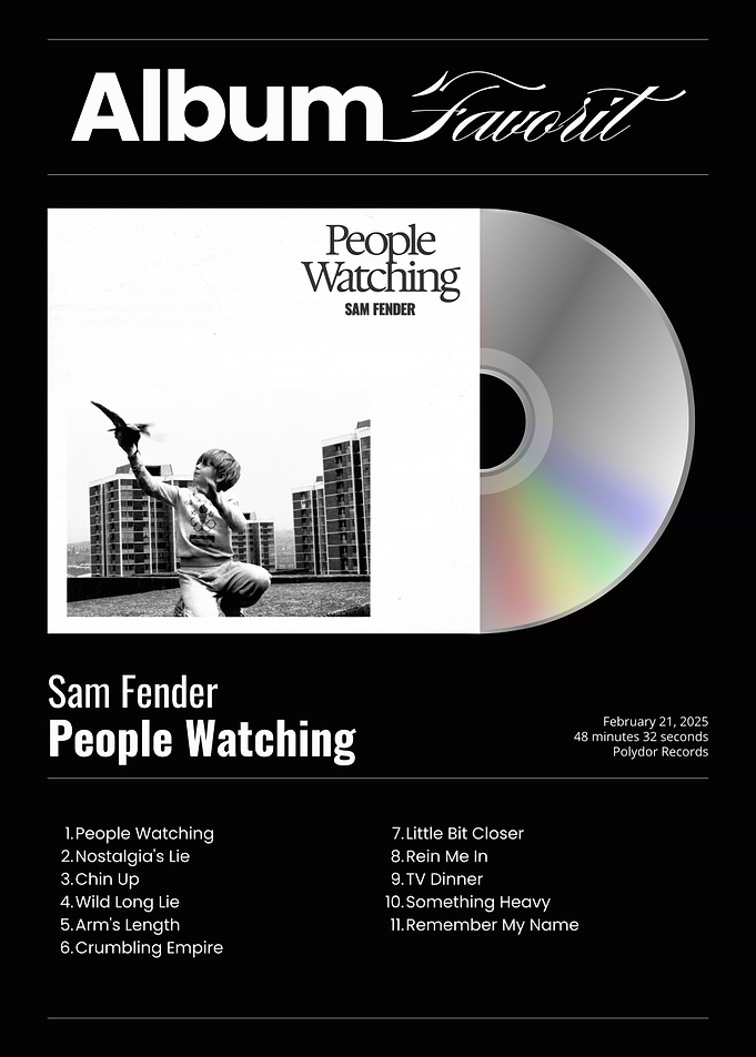 Sam Fender People Watching Album Art