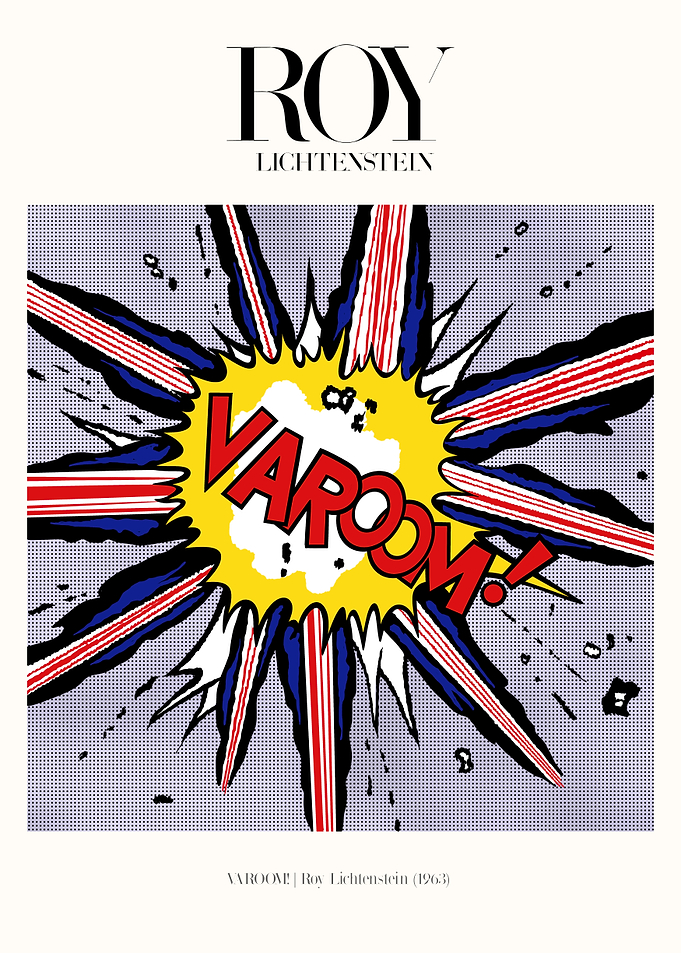 Roy Lichtenstein | Varoom! Poster