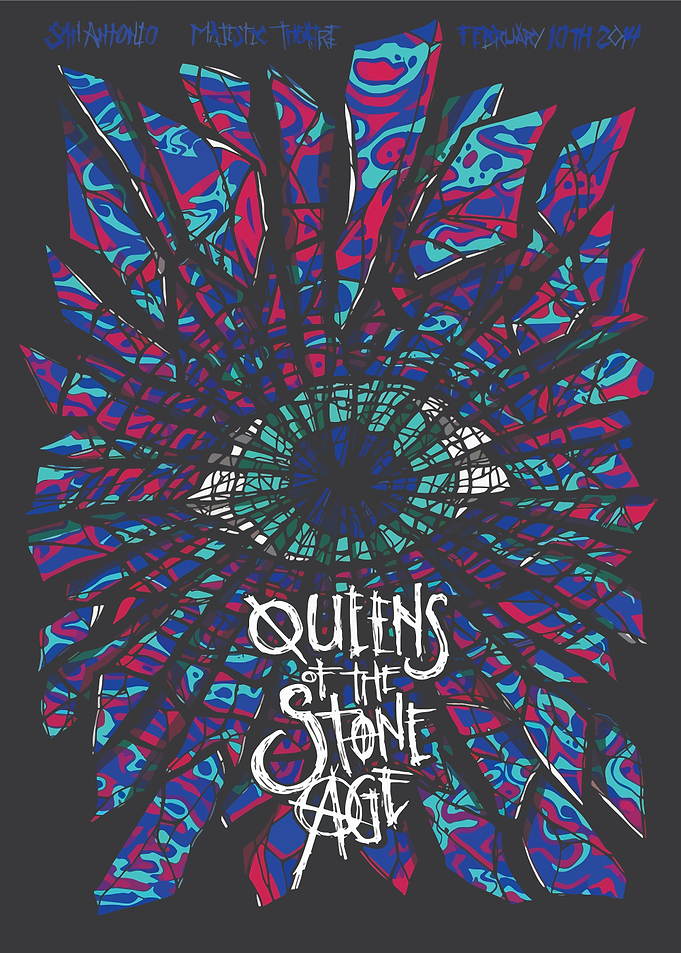 Queens of the Stone Age Concert Poster