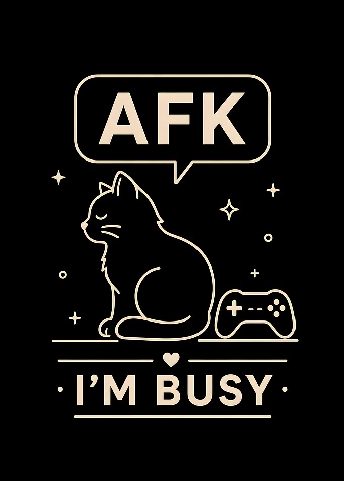 AFK Cat Gamer