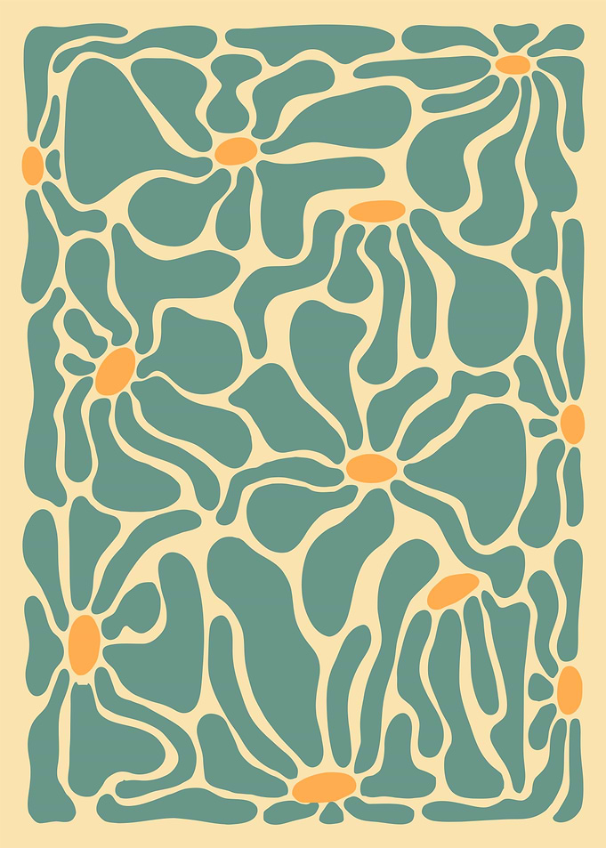 Abstract Floral Pattern