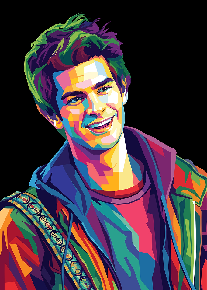 Andrew Garfield Pop Art Portrait