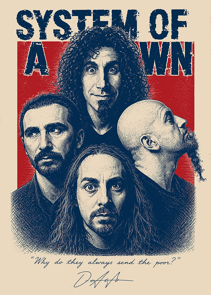 System of a Down Band Portrait