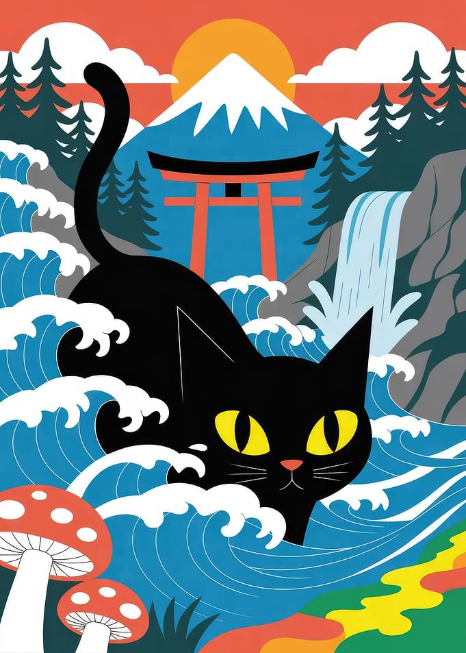 Black Cat in Japan