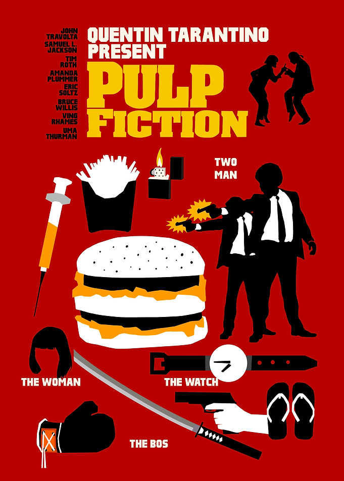 Pulp Fiction Minimalist Poster