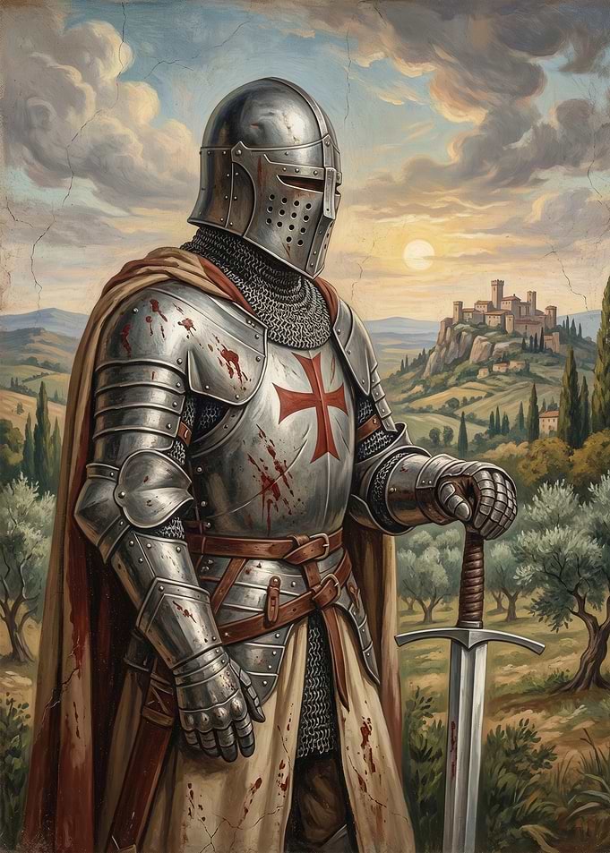 Knight in Armor with Sword