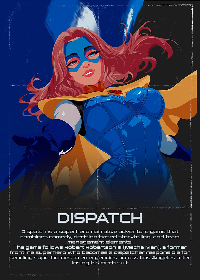 Superhero Dispatch Game Art