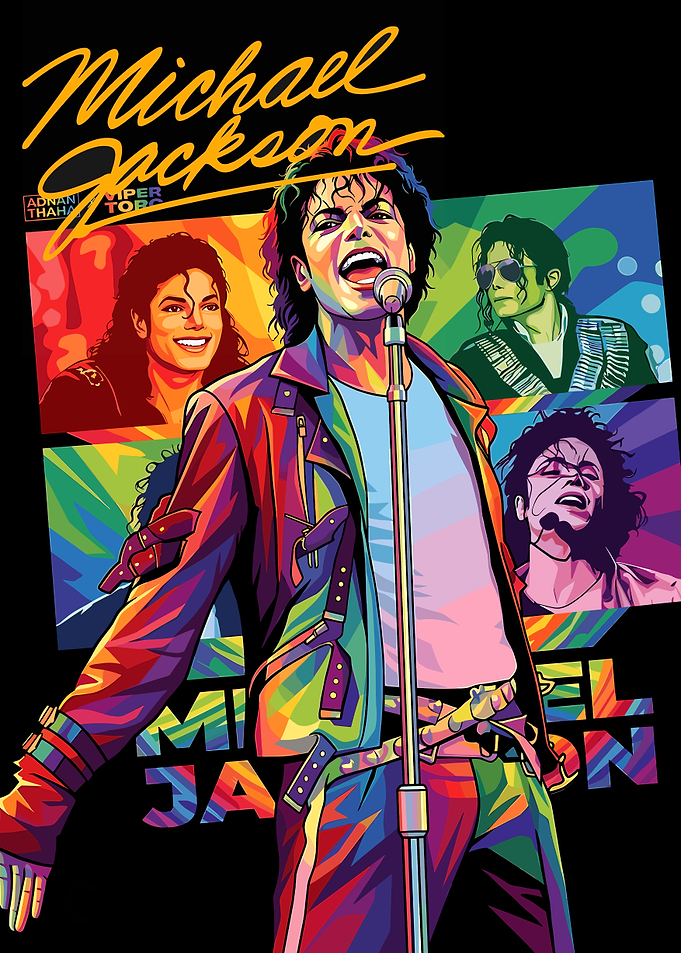 Michael Jackson Pop Art Collage