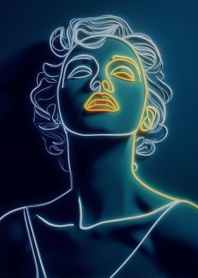 Neon Hollywood Muse