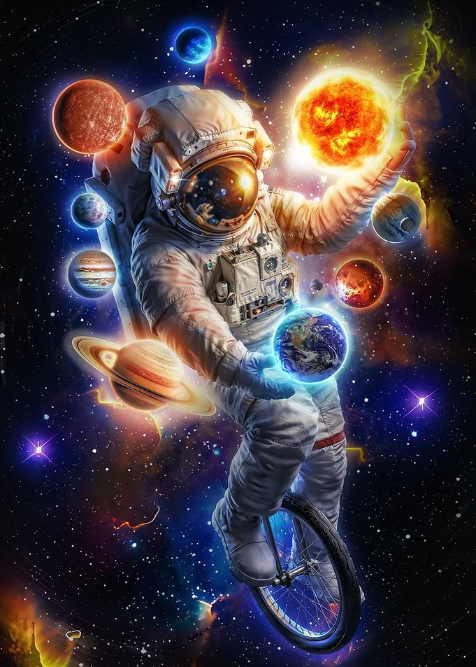 The Juggling Astronaut