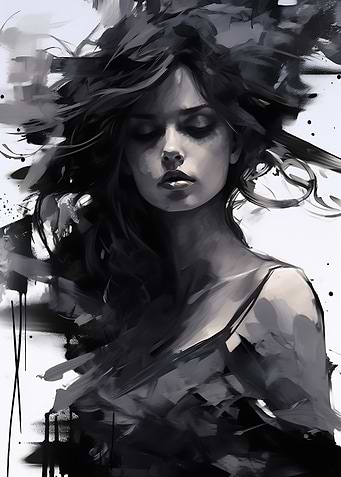 Abstract Portrait of a Woman
