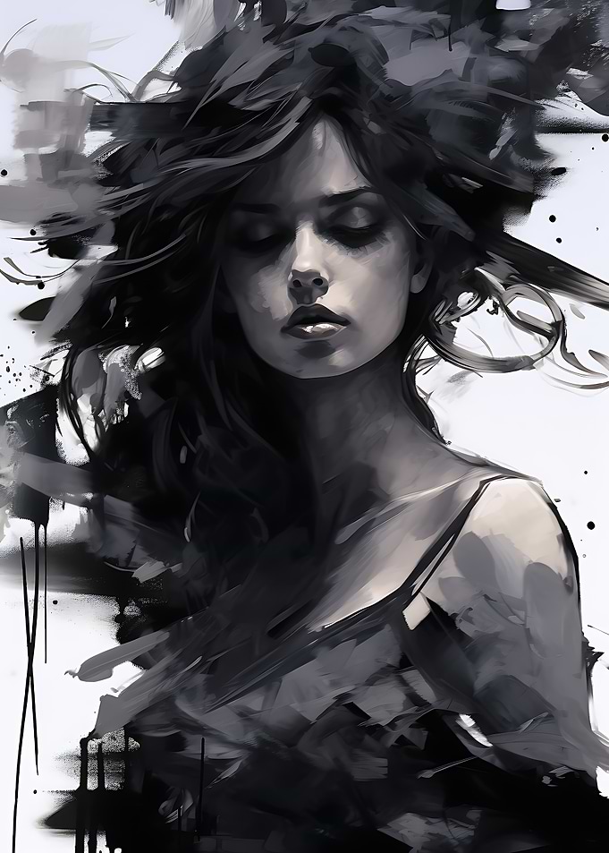 Abstract Portrait of a Woman