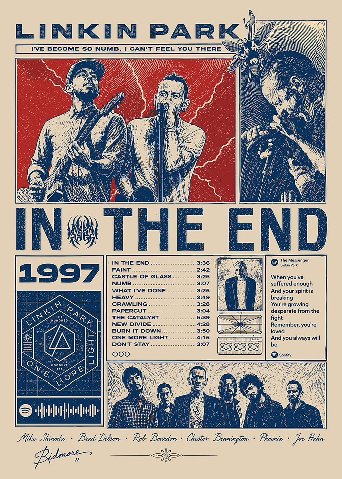 Linkin Park 'In The End' Poster