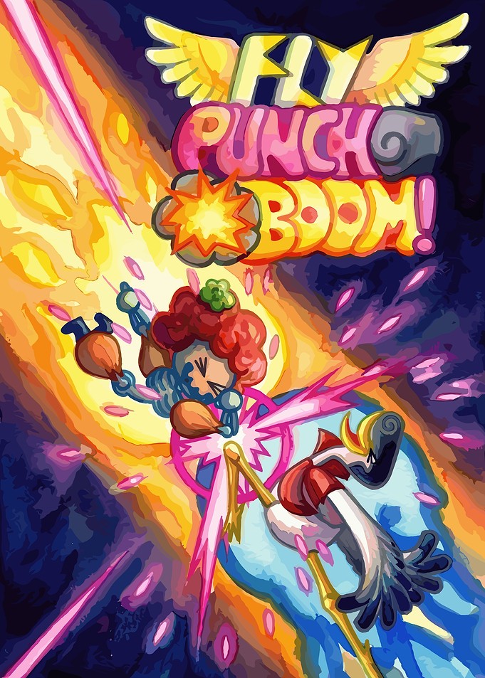 Fly Punch Boom! Action Scene