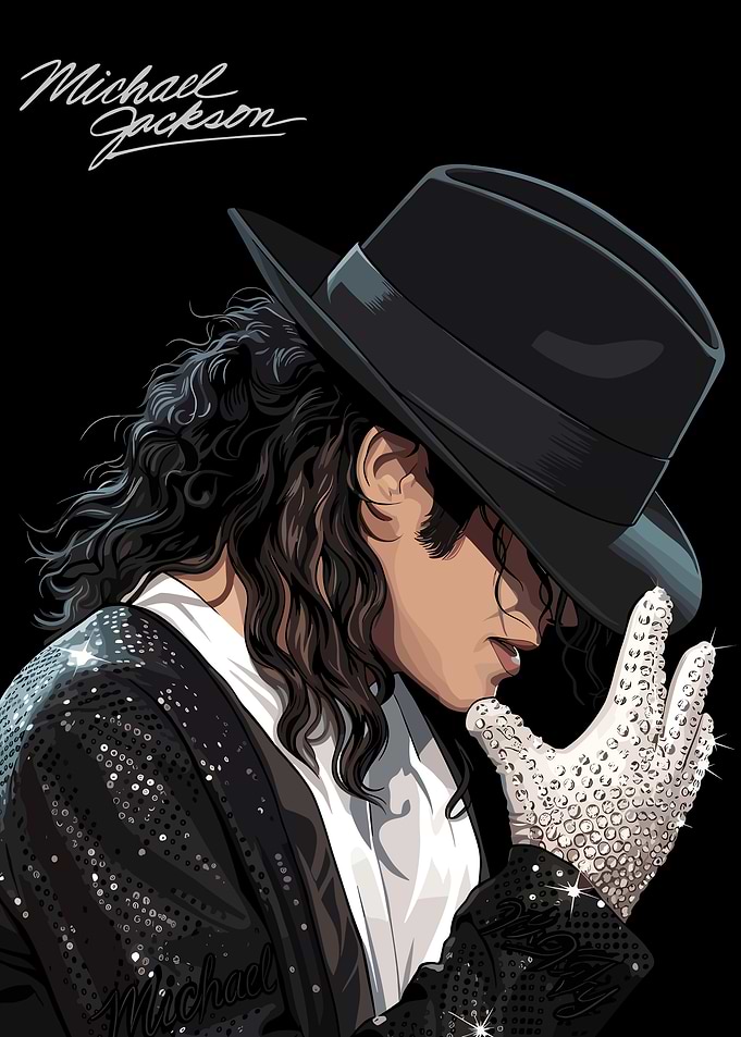 Michael Jackson Pop Art Portrait