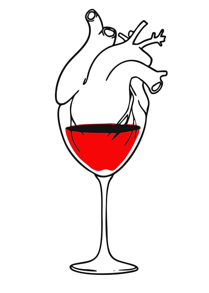 Heart in a Wine Glass