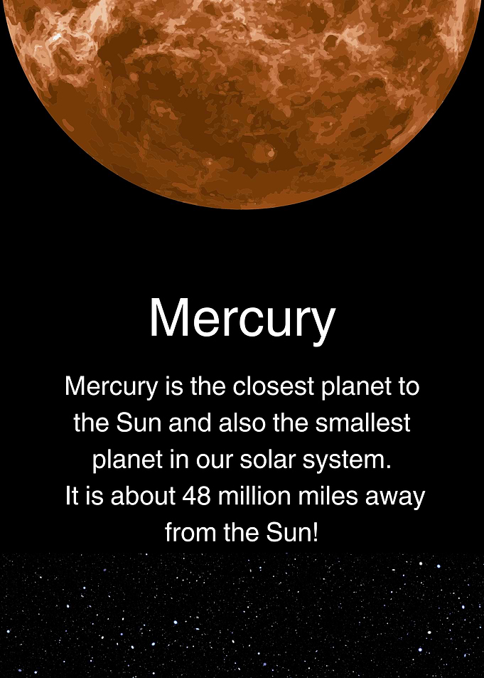 Mercury Planet - Kids Learning