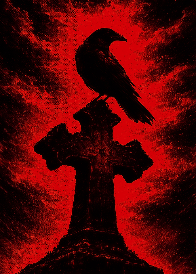 Raven on a Cross