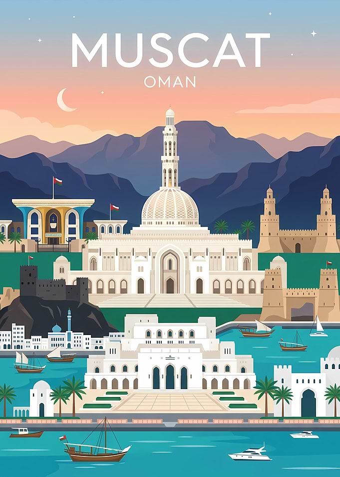Muscat Oman Cityscape
