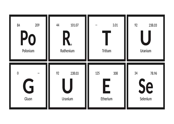 Periodic Table Elements Spell 'PORTUGUESE'