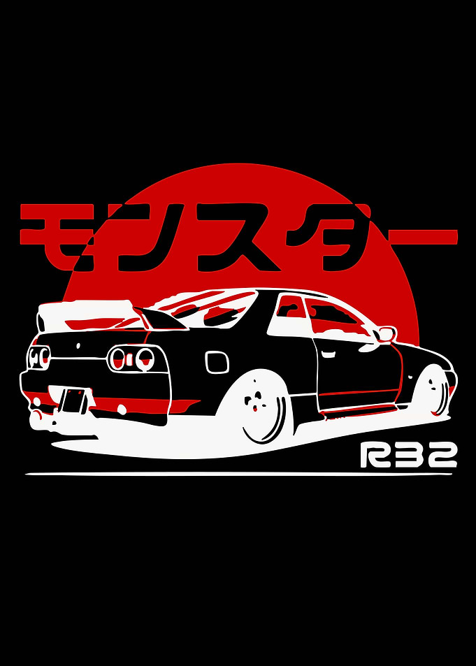 Nissan Skyline R32 Monster Art