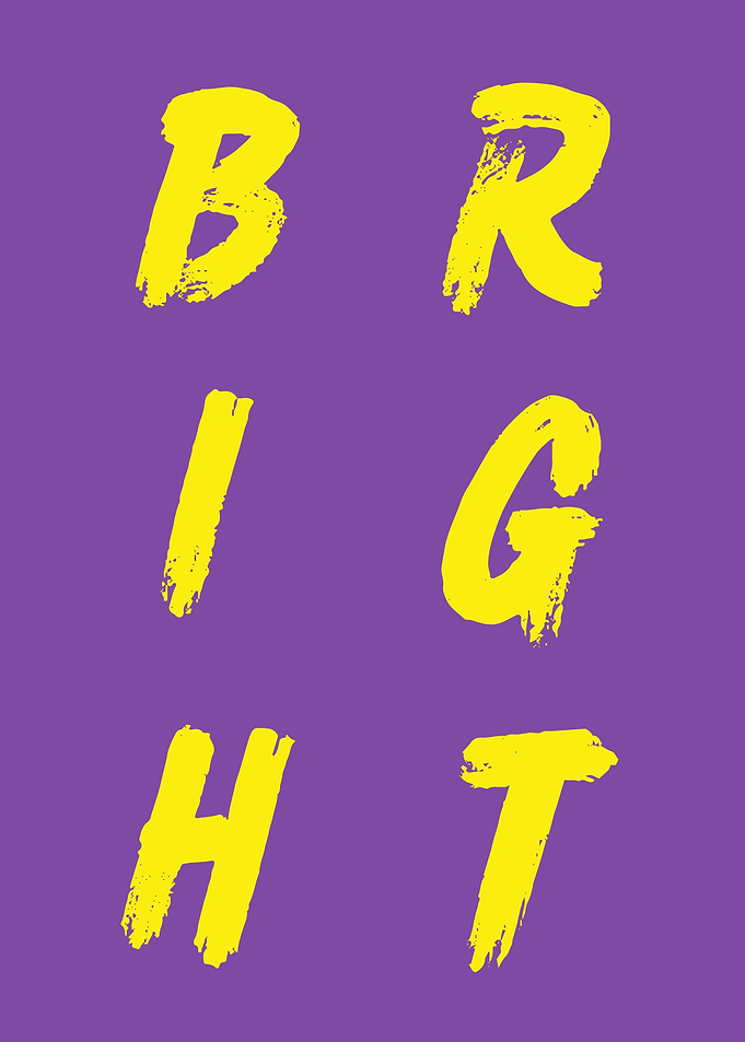 Bright Text Art