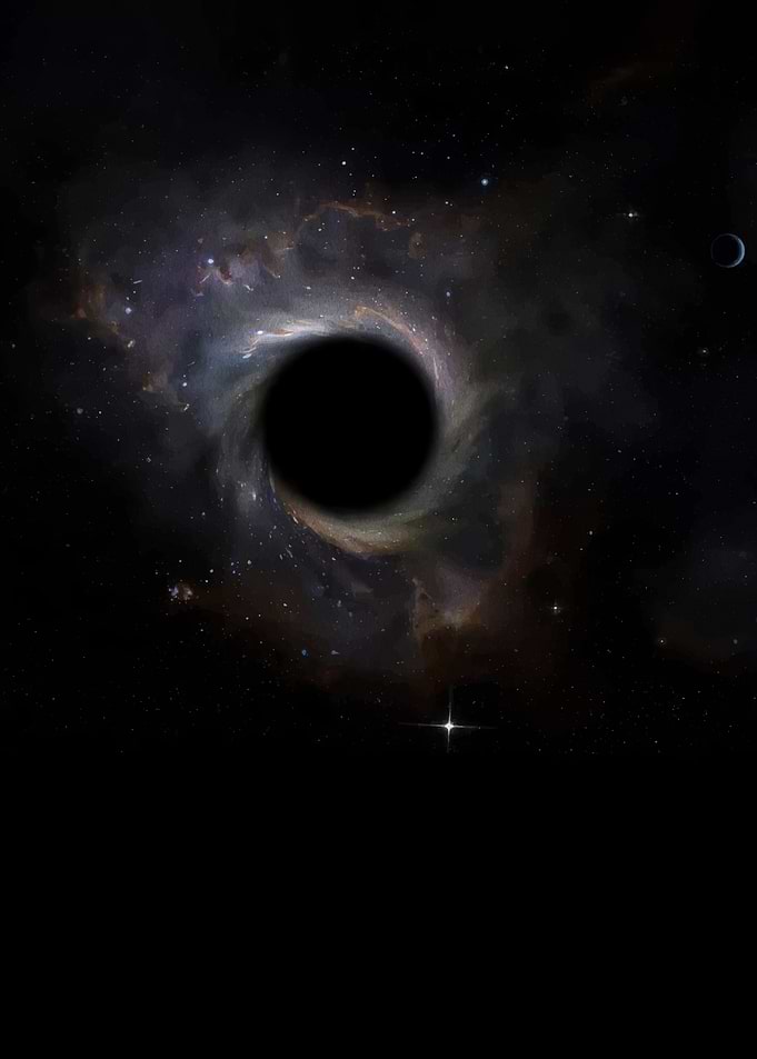 Black Hole in Nebula