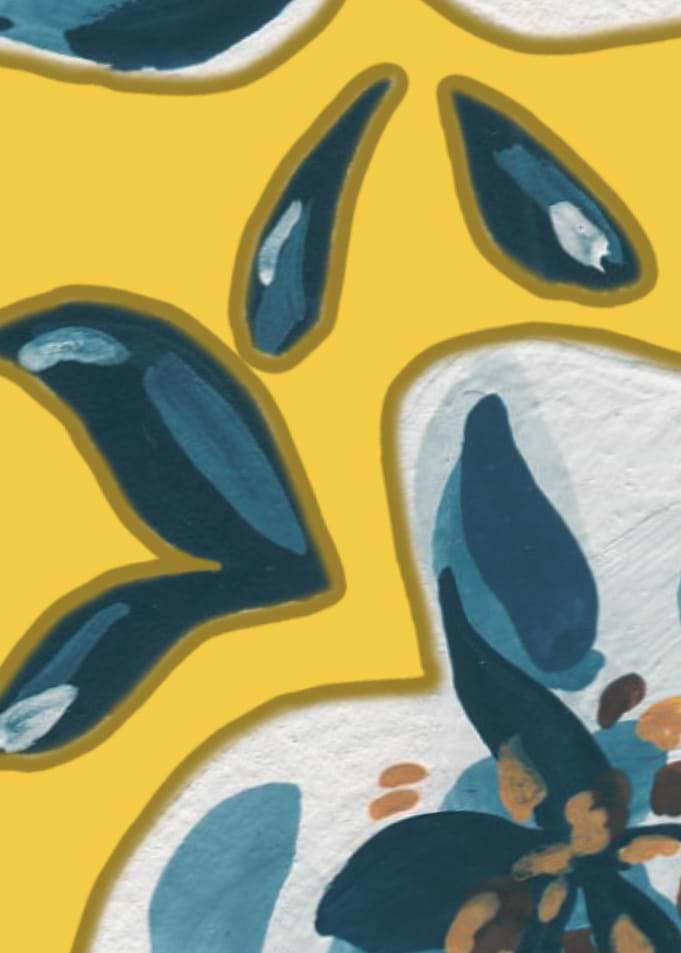 Abstract Floral Painting