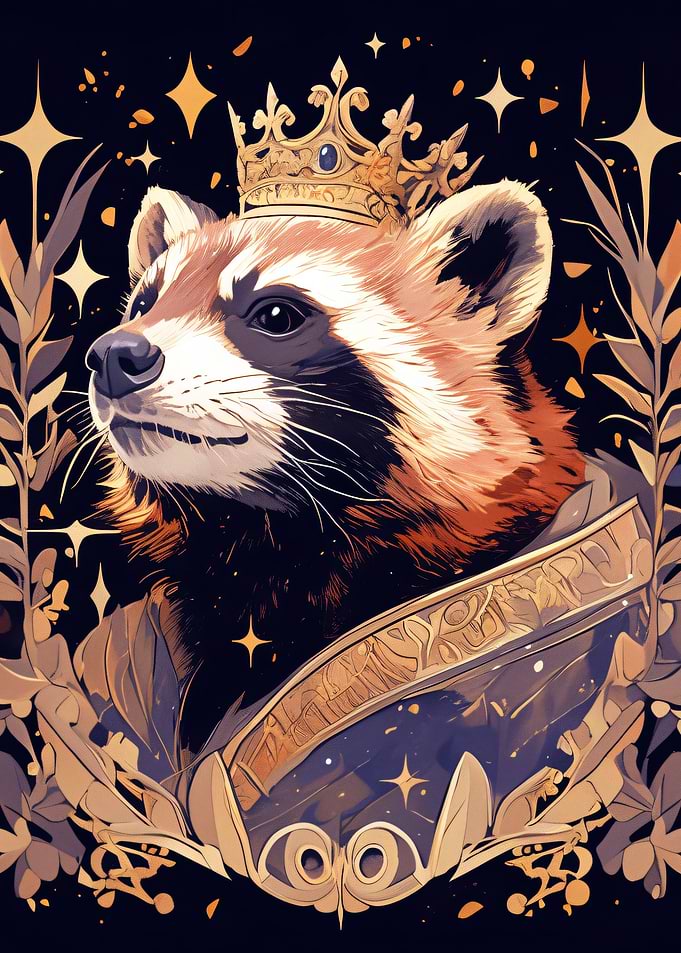 Regal Red Panda King