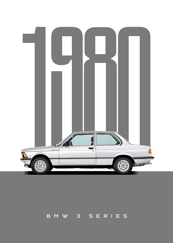 1980 BMW 3 Series Poster