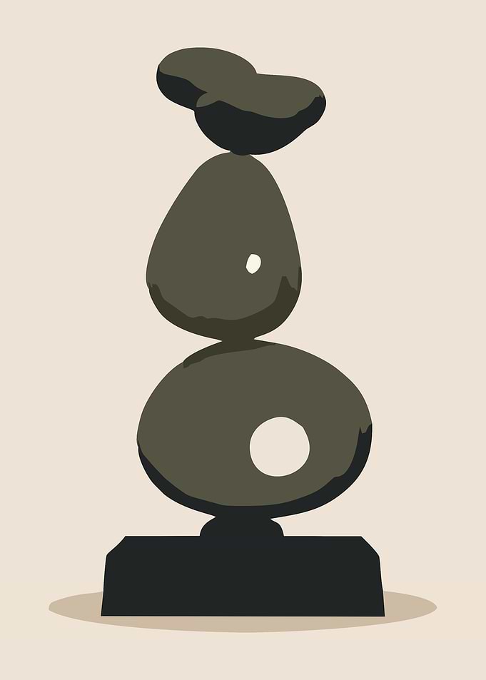 Abstract Stone Sculpture